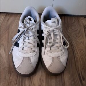 Adidas White and Black Sneakers